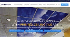 Desktop Screenshot of ceilingscenes.com